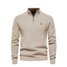 Suéter Polo Premium Meio Ziper