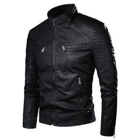 Jaqueta Masculina Vintage em Couro - Heritage Brown