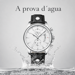 Relógio de Couro Masculino Rivage