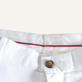 Calça Masculina de Linho Bianco Branca