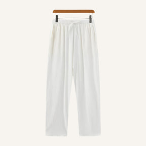 Calca Masculina de Linho Old Money Milford branco