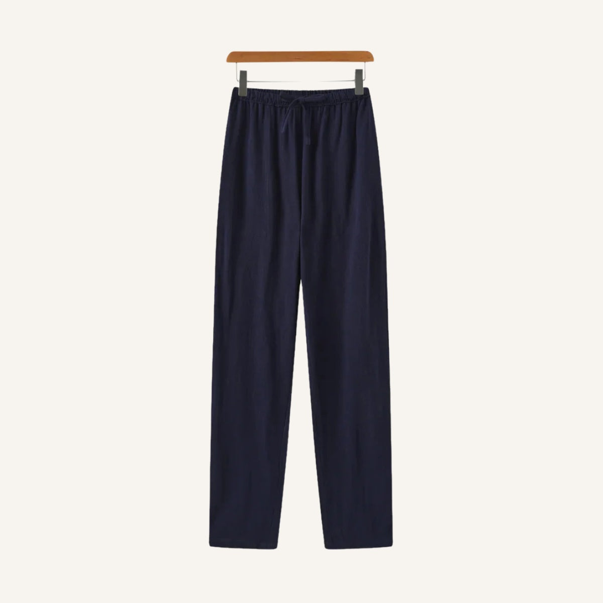 Calca Masculina de Linho Slim Fit Milford azul marinho