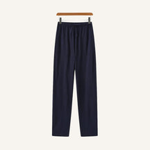 Calca Masculina de Linho Slim Fit Milford azul marinho
