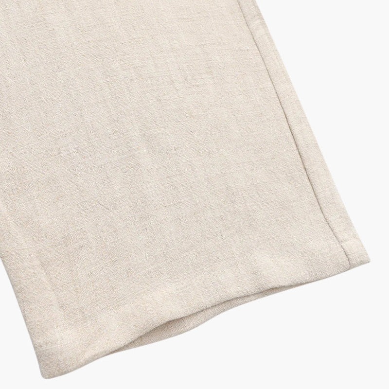 Calca Masculina de Linho Slim Fit Milford bege
