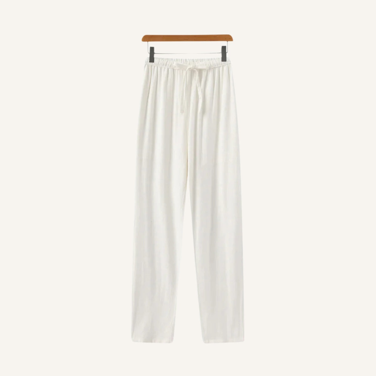 Calca Masculina de Linho Slim Fit Milford branco