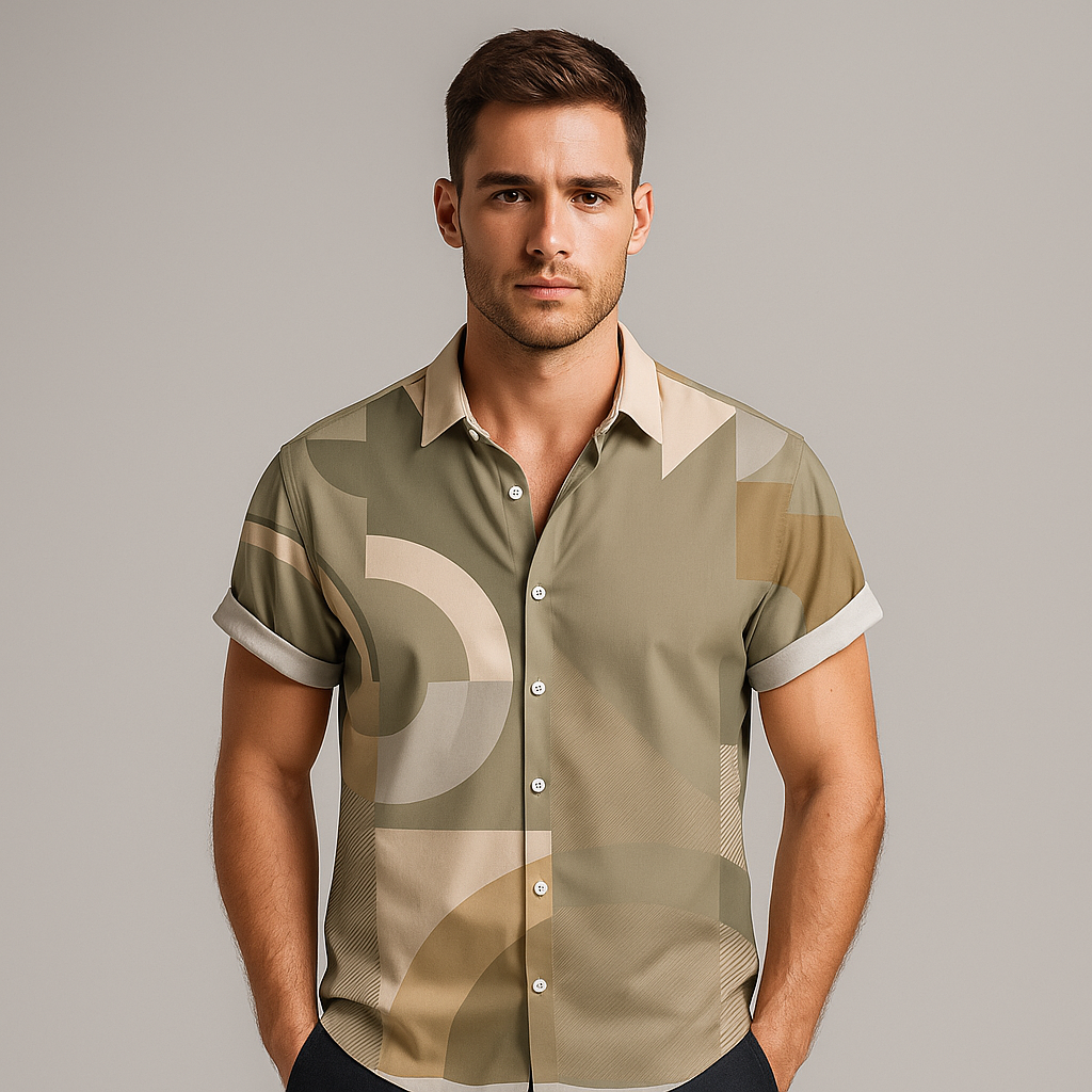 Camisa Casual Masculina Lonzian