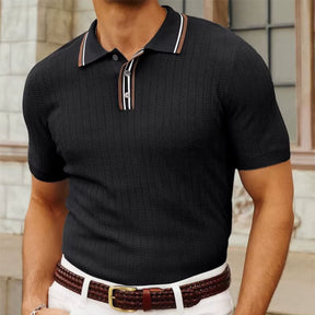 Camisa Polo Canelada Loreanni preto