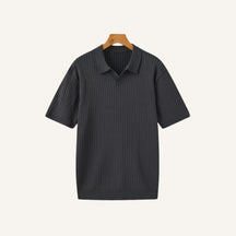 Camisa Polo Canelada Premium Sollome cinza