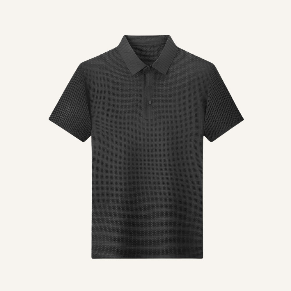Camisa Polo Masculina Arrevier - Tecnologia Anti Amassado cinza