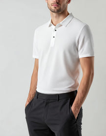 Camisa Polo Masculina Arrevier Tecnologia Anti Amassado branco