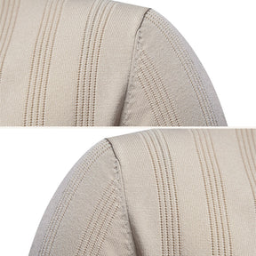 Camisa Polo Masculina Listrada Romero bege