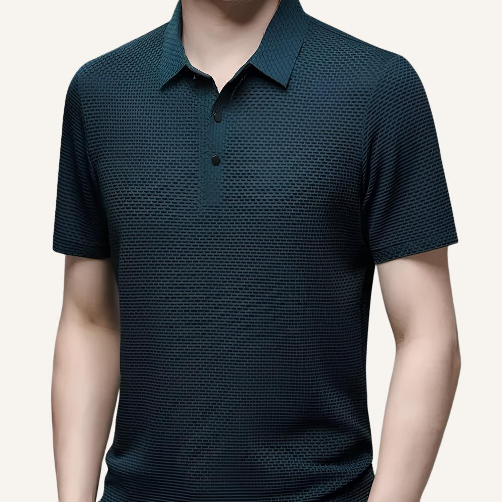 Camisa Polo Masculina Old Money Arrevier Azul Marinho 1