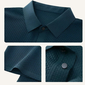 Camisa Polo Masculina Old Money Arrevier Azul Marinho 3