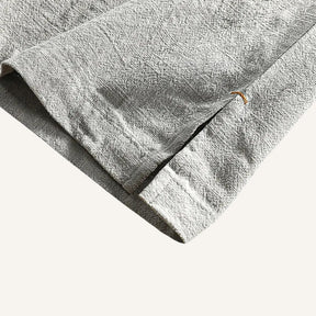 Camisa Polo Masculina de Linho Salerno Cinza Claro