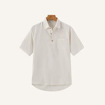 Camisa Polo de Linho Casablanca Bege