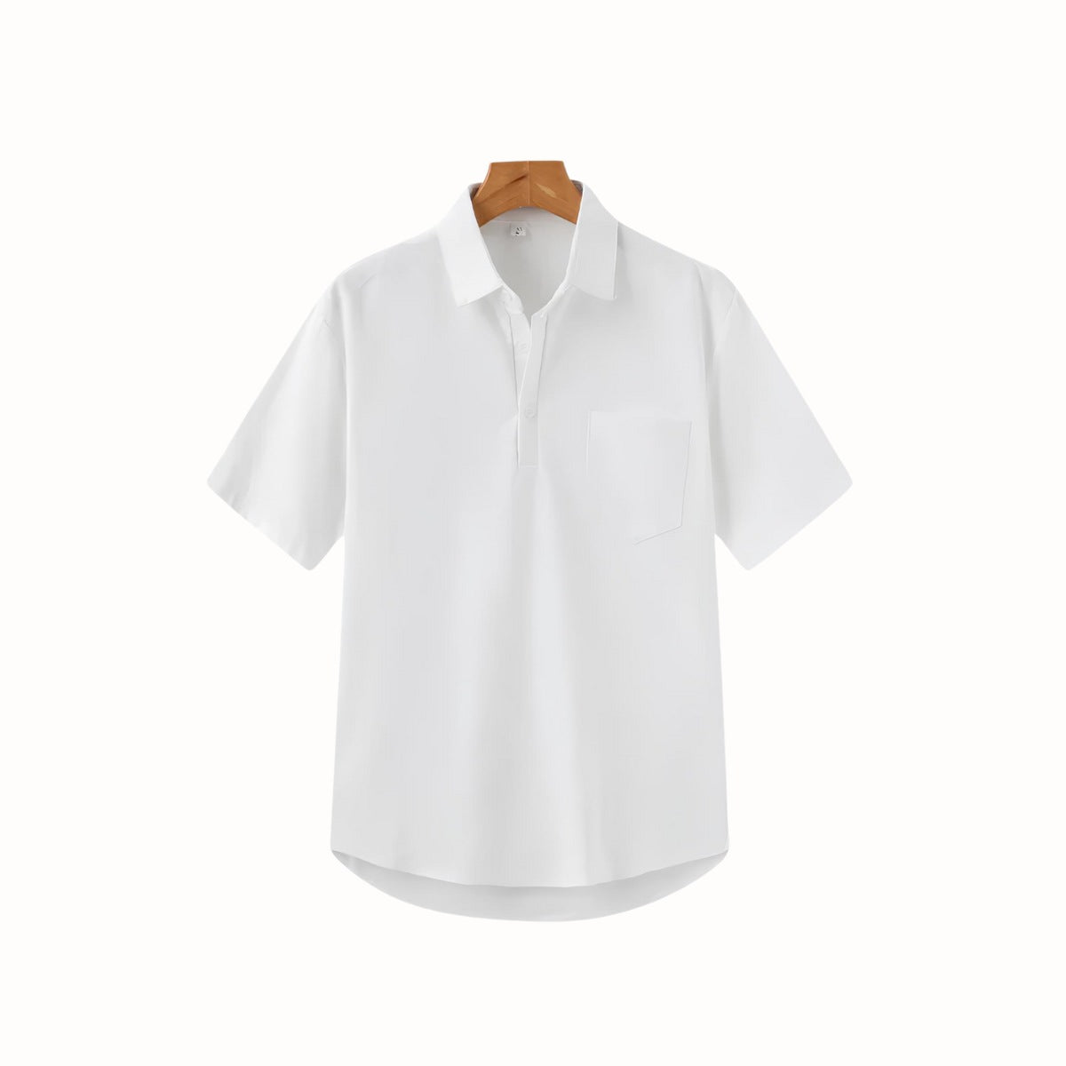 Camisa Polo de Linho Casablanca Branca