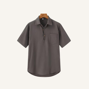 Camisa Polo de Linho Casablanca Cinza