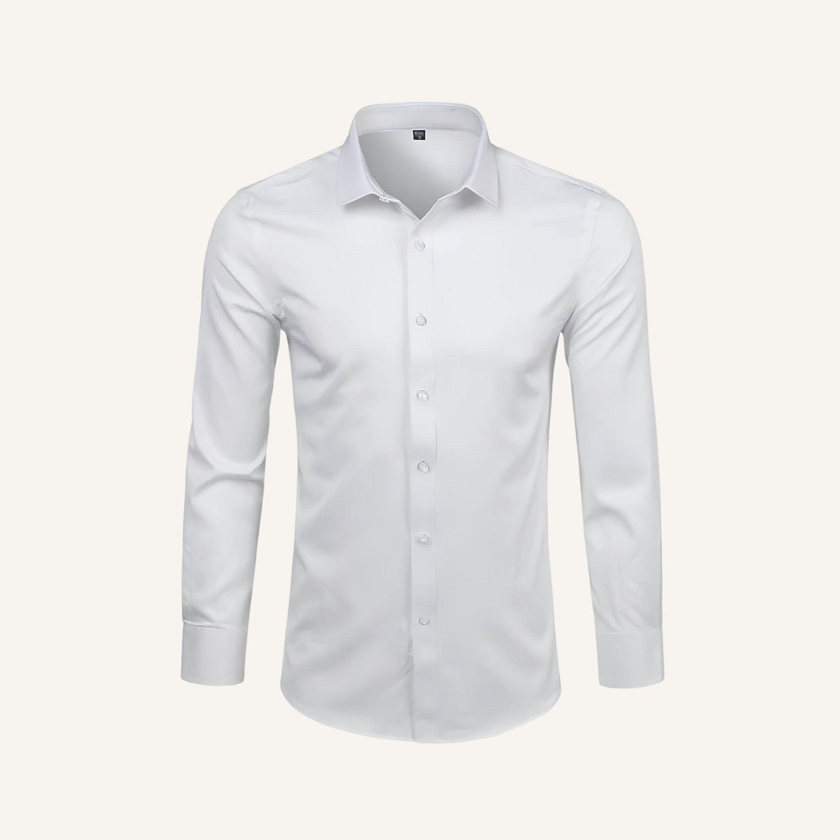Camisa Social Lisa Anti Amassado e Anti Odor branca