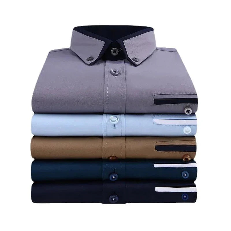 Camisa Social Masculina Navie