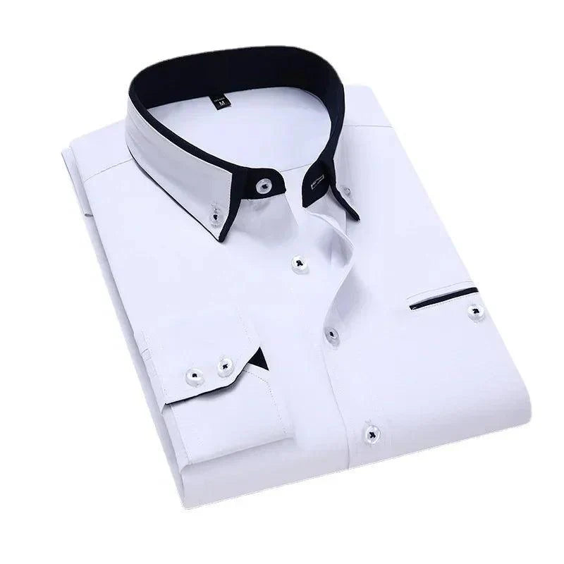 Camisa Social Masculina Navie branco