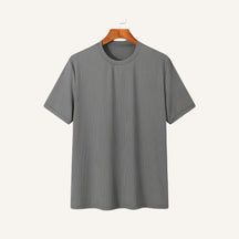 Camiseta Masculina Slim Fit Dalphin Cinza