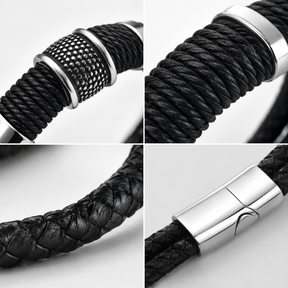Pulseira de Couro Masculino Oston