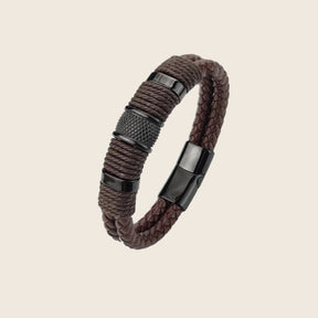 Pulseira de Couro Masculino Oston