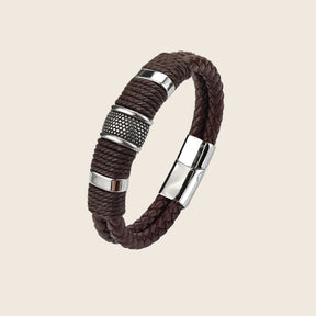 Pulseira de Couro Masculino Oston