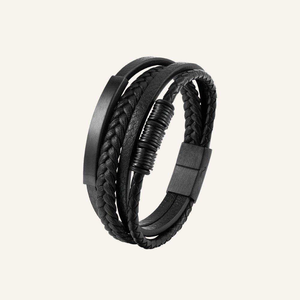 Pulseira de Couro Masculino Riviera