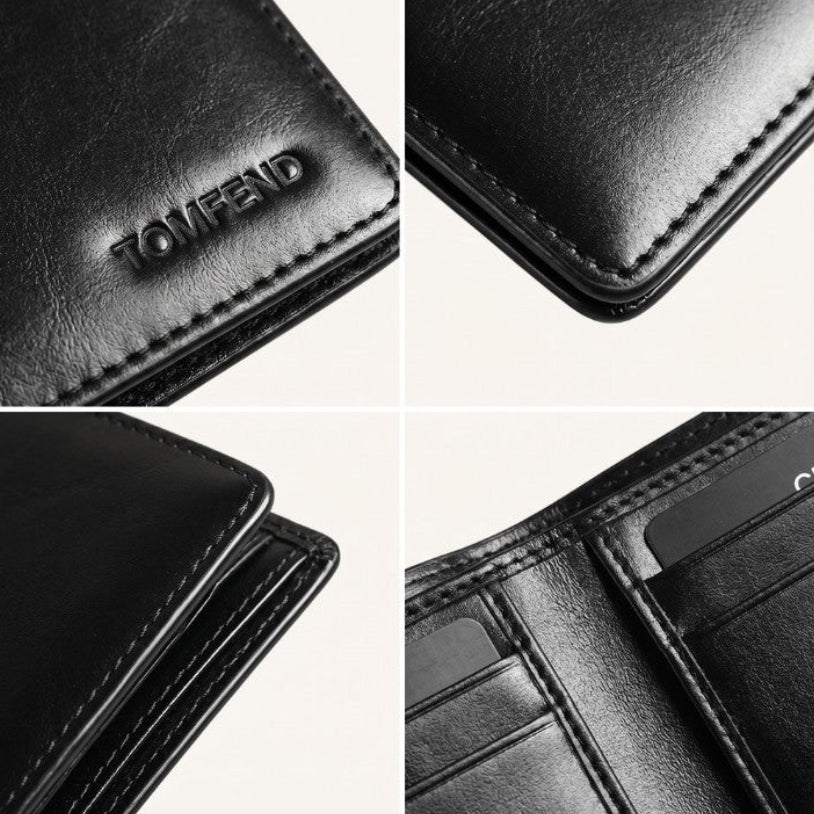 Carteira de Couro Premium Masculina Preston