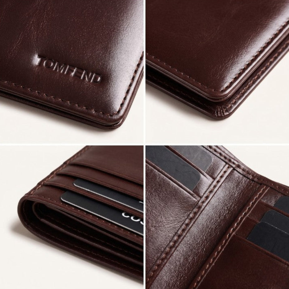 Carteira de Couro Premium Masculina Preston