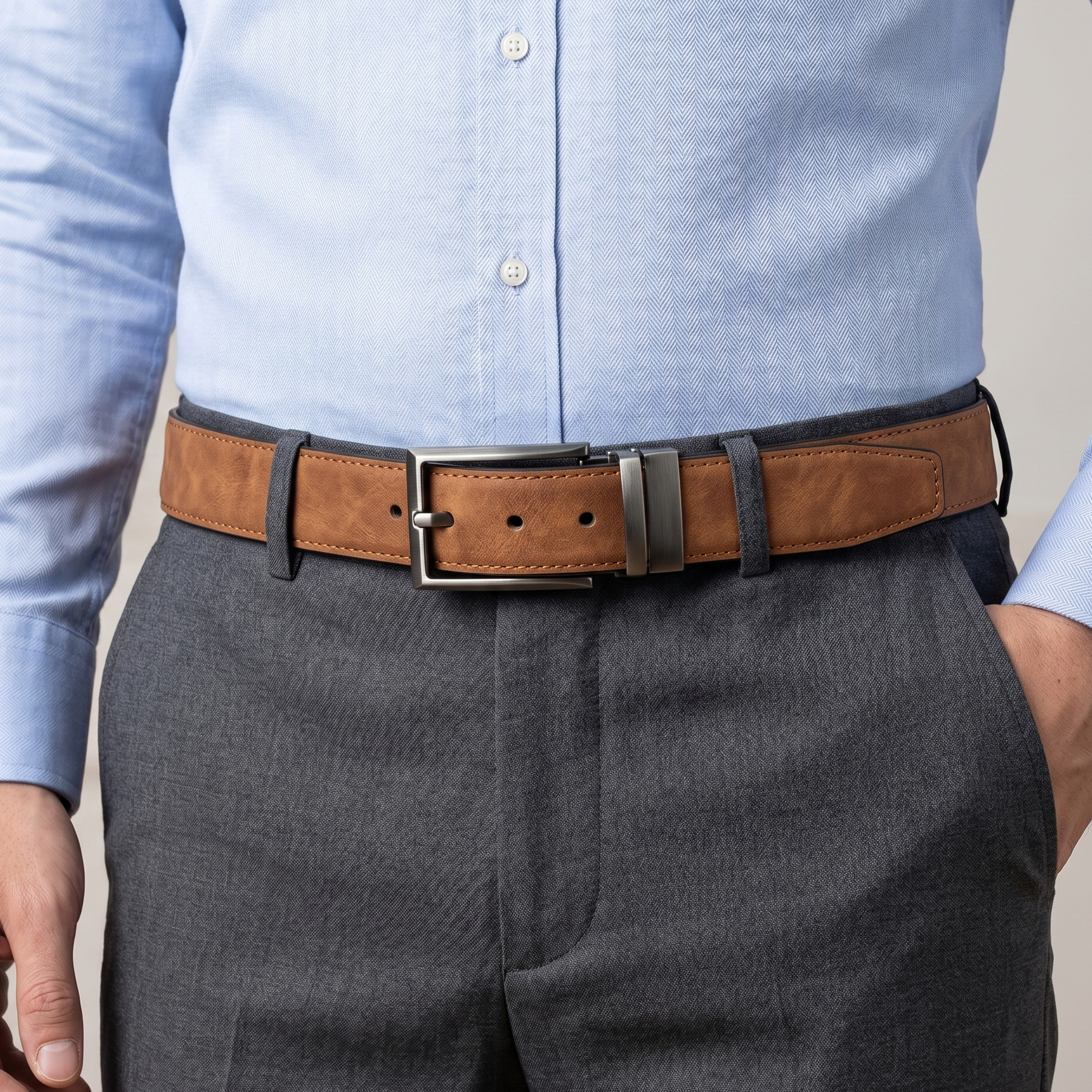 Cinto Masculino de Couro Premium Horus