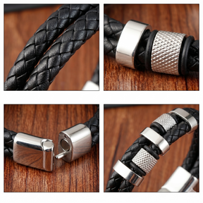 Pulseira de Couro Masculino Riviera
