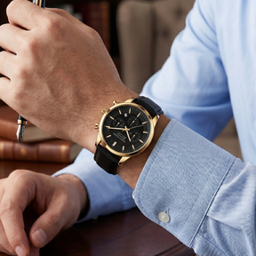 Relógio de Couro Masculino Orson