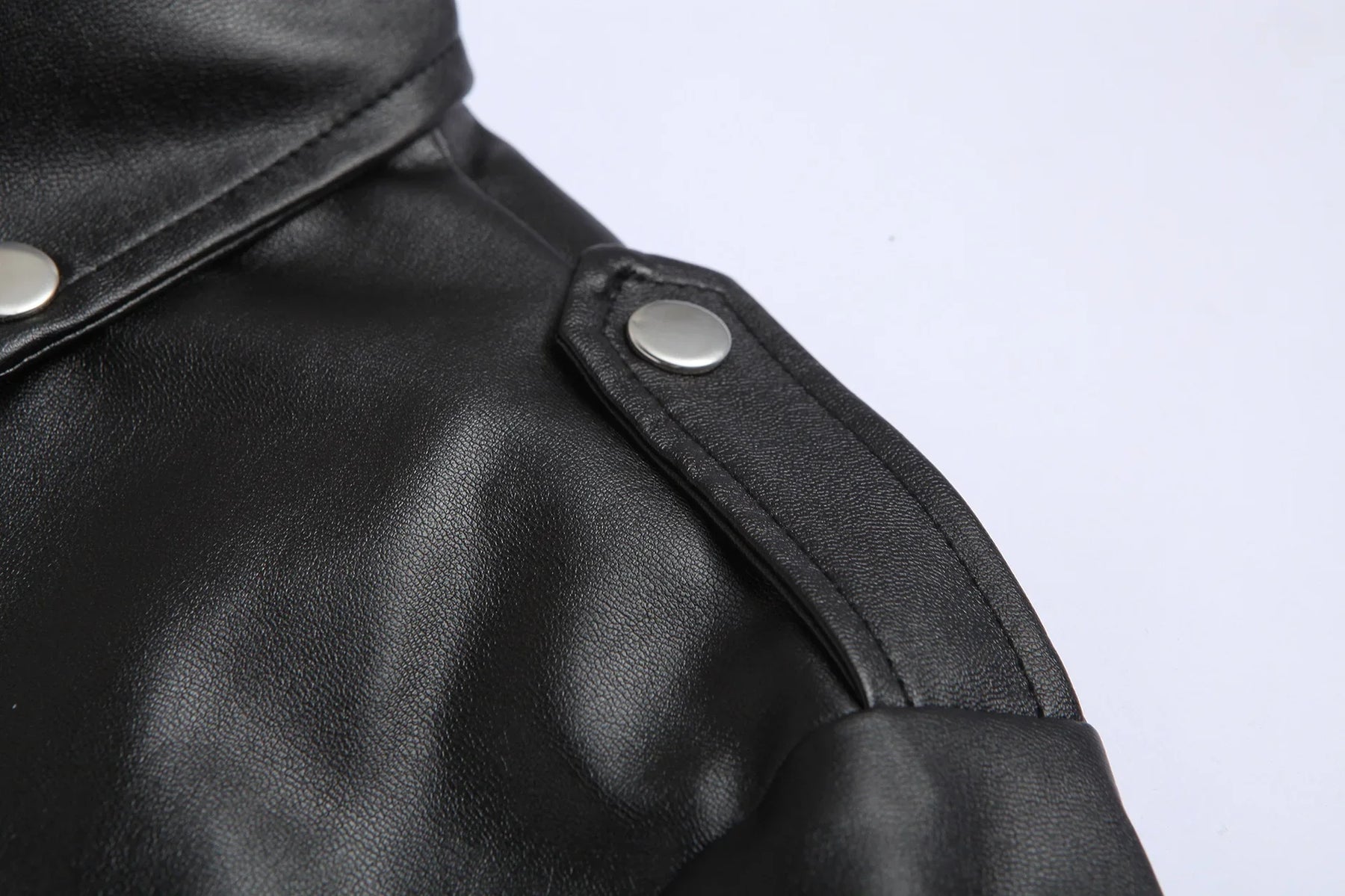Jaqueta Masculina em Couro - Moto Black