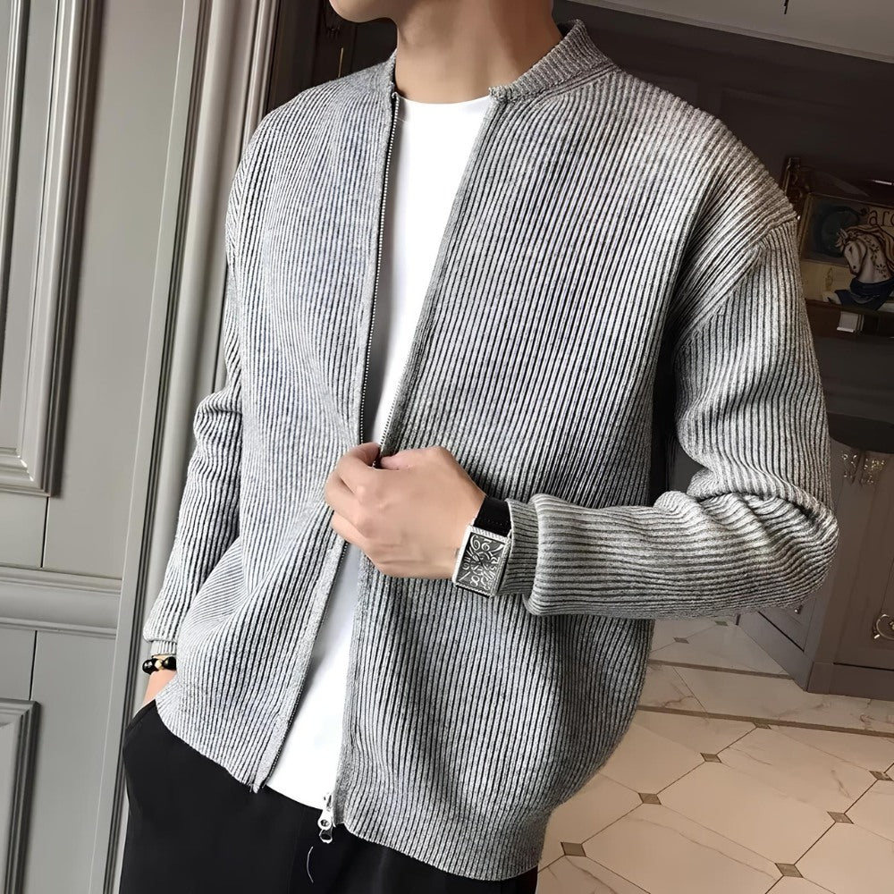 Jaqueta Masculina Old Money Sforza Cinza