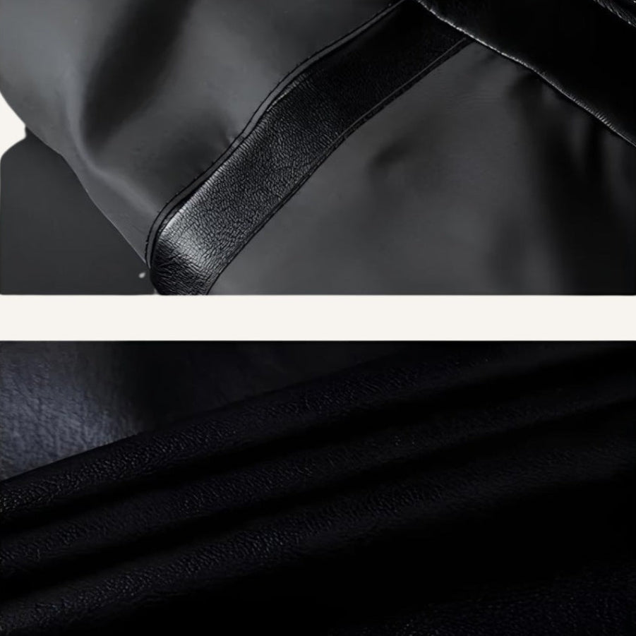 Jaqueta Masculina de Couro Gran Nero Preta