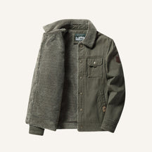 Jaqueta Masculina de Inverno Forrada Maccini verde militar