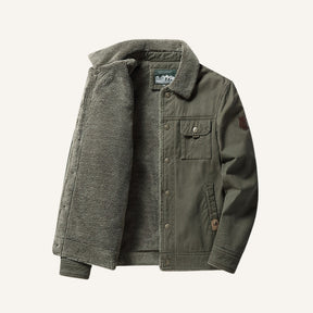 Jaqueta Masculina de Inverno Forrada Maccini verde militar