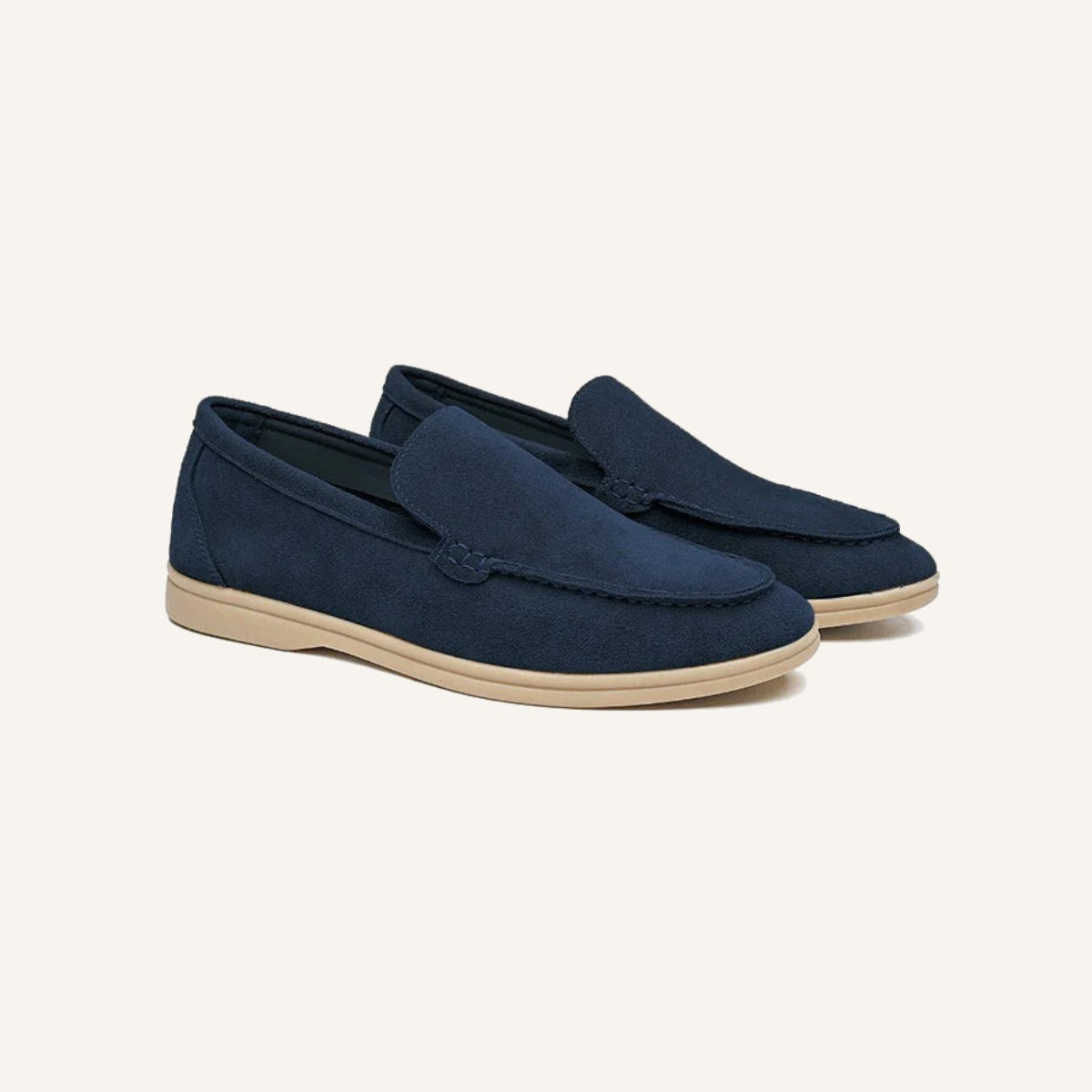 Mocassim Loafer Masculino de Camurca Ardeni azul marinho