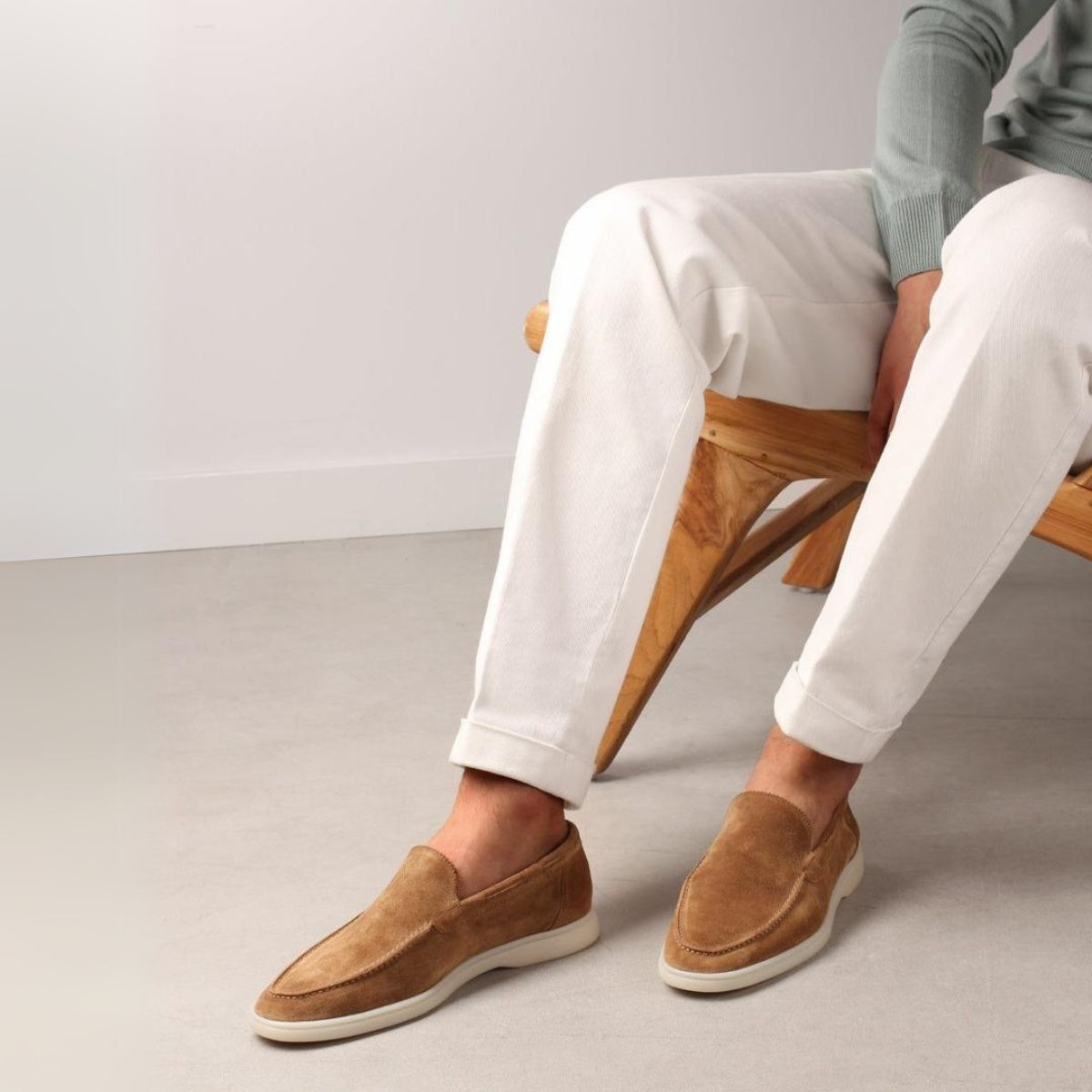 Mocassim de Camurça Masculino Venetto marrom