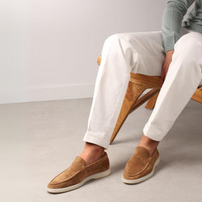 Mocassim de Camurça Masculino Venetto marrom