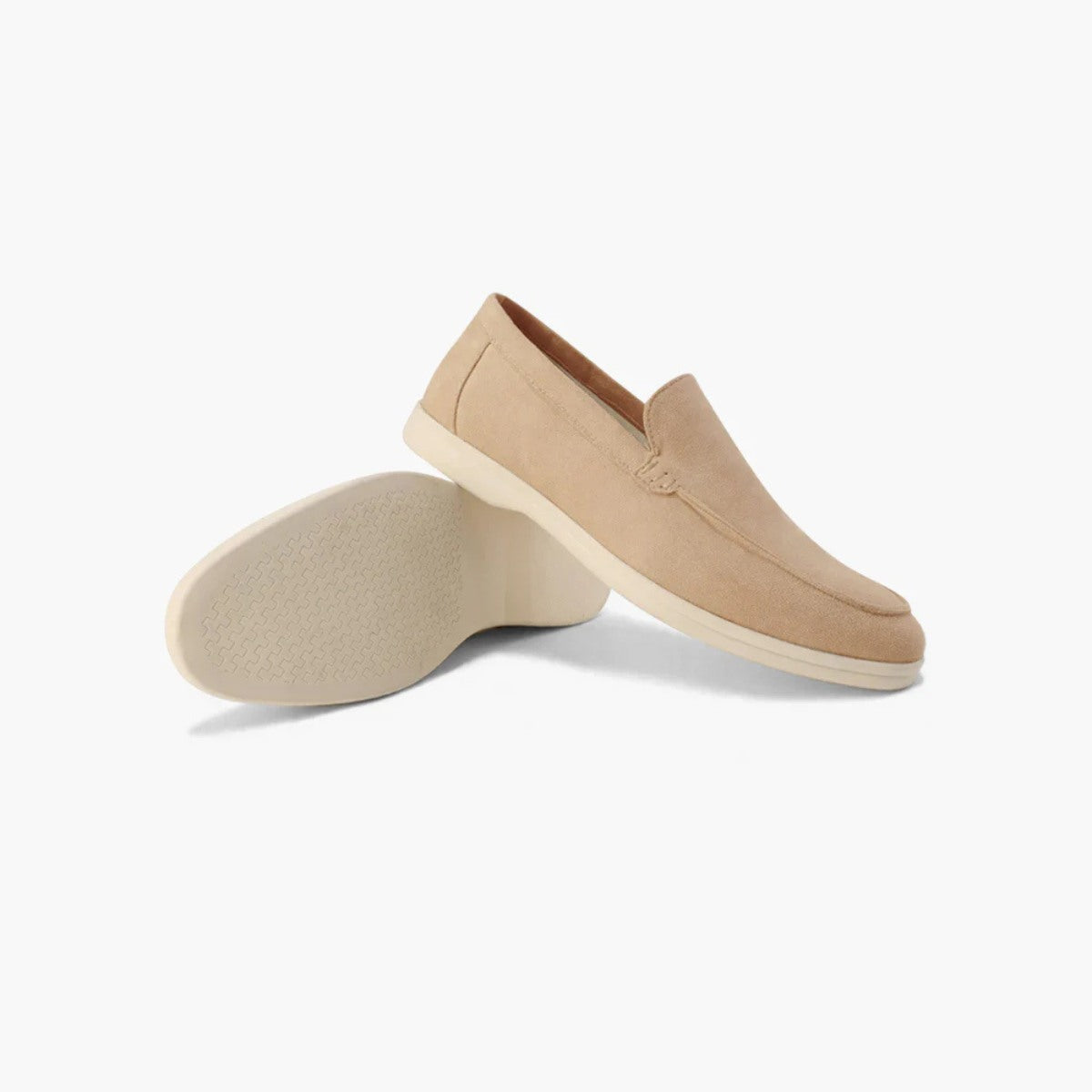 Mocassim de Camurca Masculino Venetto marrom claro