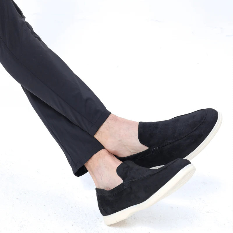 Mocassim de Camurca Masculino Venetto preto