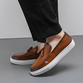 Mocassim de Couro Masculino Duque marrom