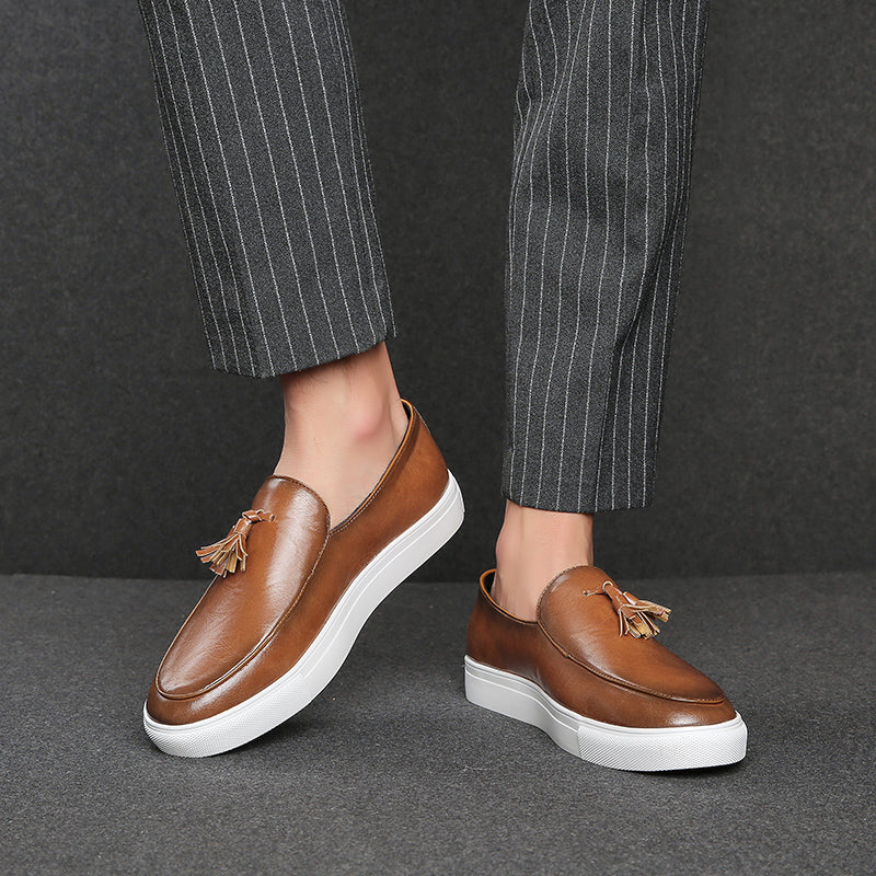 Mocassim de Couro Masculino Masson Marrom