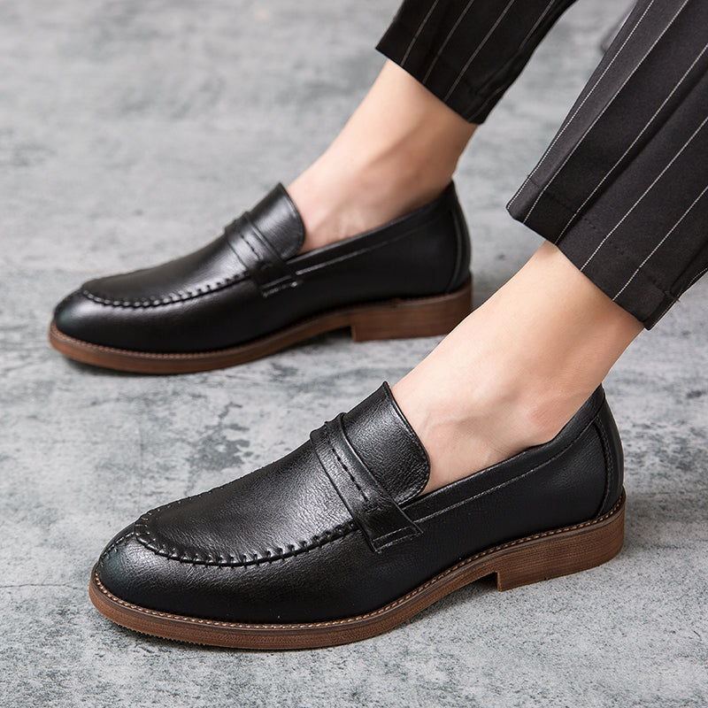  Mocassim de Couro Masculino Sarri preto