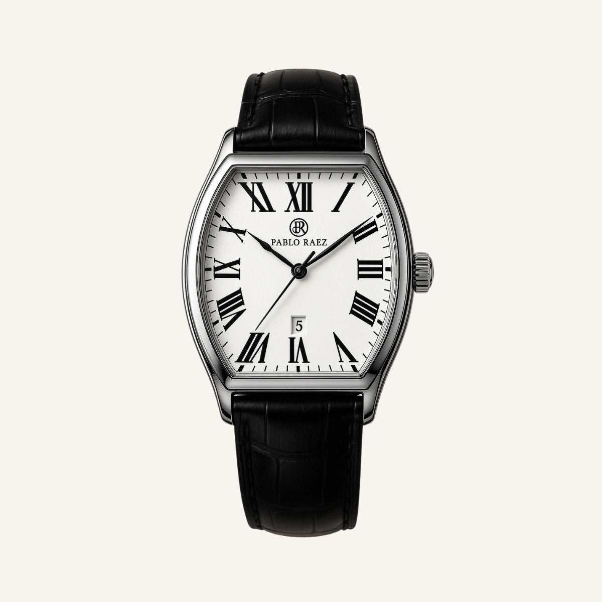 Relógio de Couro Civano Raez Tempus Preto