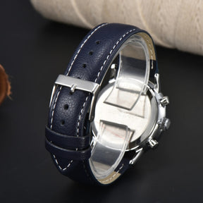 Relogio Masculino Zeppelin Azul 100 Anos Cronografo