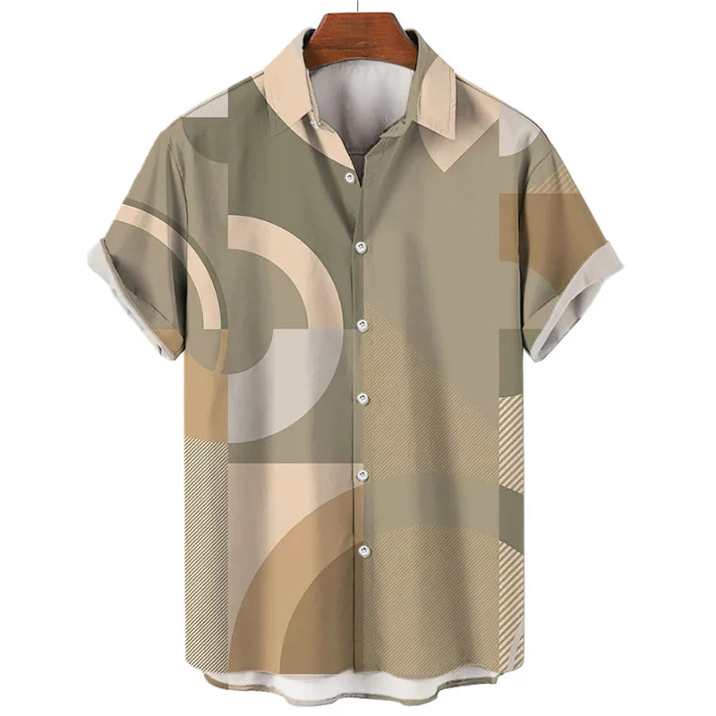 Camisa Casual Masculina Lonzian